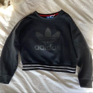 Adidas Black Mesh Sweatshirt